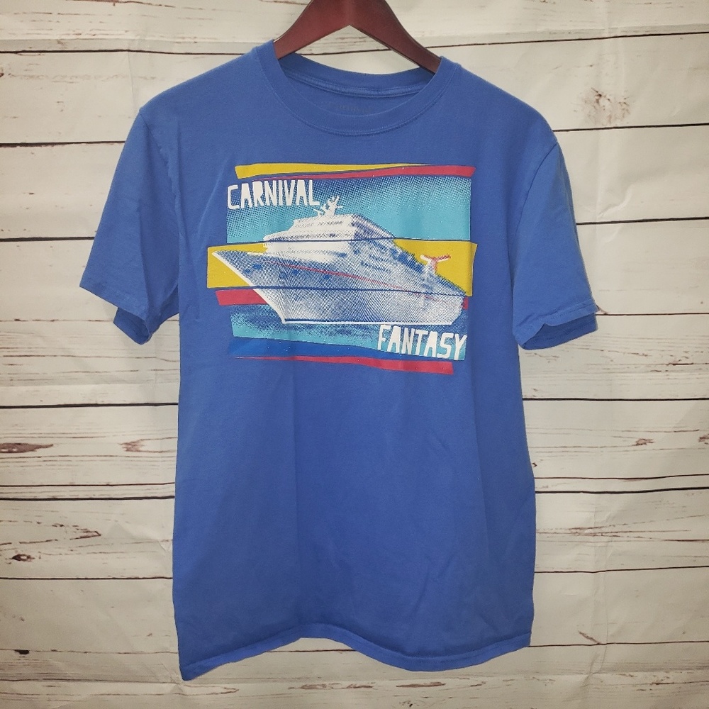 Comfortable blue carnival T shirt